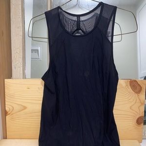 Black Lulu Silky Tank